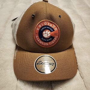 Zephyr NWT Clemson Tiger Nation‎ Colorado Fans Canvas & Mesh Hat